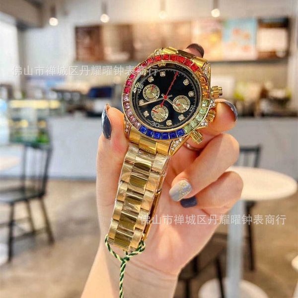 the world's leading r olax watch market leisure three eyes six needles multifunctional men's ditong quartz precision steel rainbow, Slivery;golden
the world's leading r olax watch market leisure three eyes six needles multifunctional men's ditong quartz precision steel rainbow, Slivery;golden