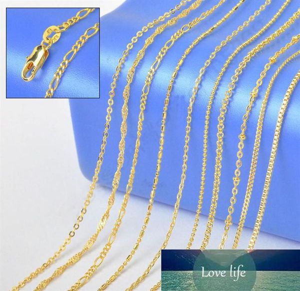 sample order 18 mix 10 kinds solid yellow gold color venice figaro rolo curb necklace chains 1 22mm286z2315668, Blue;slivery
sample order 18 mix 10 kinds solid yellow gold color venice figaro rolo curb necklace chains 1 22mm286z2315668, Blue;slivery