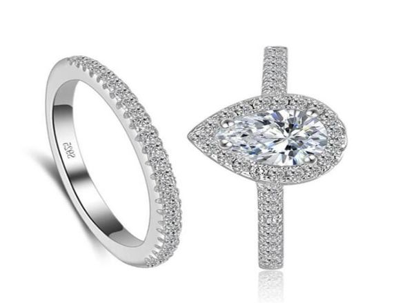 real 925 sterling silver ring set pair wedding engagement cz diamond zircon the rings for women33899667900
real 925 sterling silver ring set pair wedding engagement cz diamond zircon the rings for women33899667900