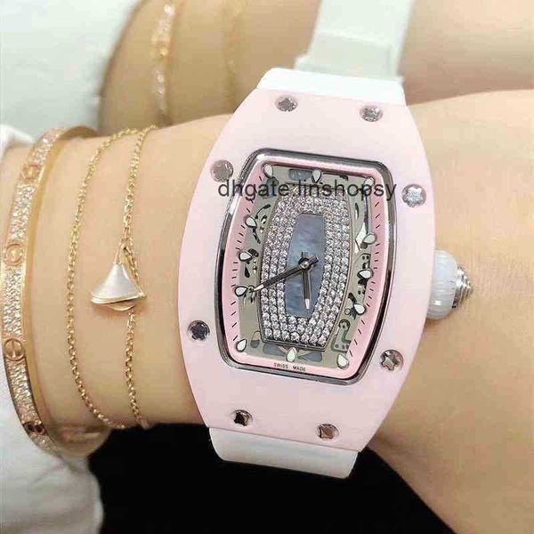 aluxury watch date wine barrel leisure business richa milles watches 07-01 automatic mechanical pink ceramic tape female, Slivery;golden
aluxury watch date wine barrel leisure business richa milles watches 07-01 automatic mechanical pink ceramic tape female, Slivery;golden