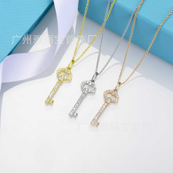 original new high editiffayon tiffayffay full diamond oval key necklace with 18k rose gold platiffayng for women's personalized versati, Black
original new high editiffayon tiffayffay full diamond oval key necklace with 18k rose gold platiffayng for women's personalized versati, Black