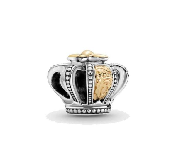 fine jewelry authentic 925 sterling silver bead fit charm bracelets two-tone regal crown charms safety chain pendant diy beads7962910, Bronze;silver
fine jewelry authentic 925 sterling silver bead fit charm bracelets two-tone regal crown charms safety chain pendant diy beads7962910, Bronze;silver