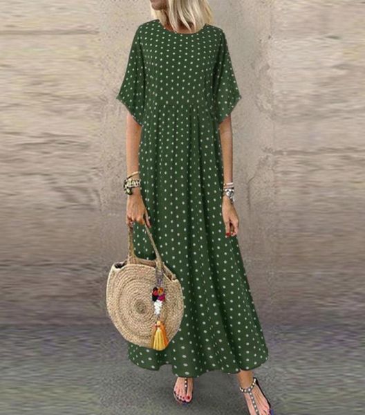 2020 women sundress vintage oneck long maxi dress female casual dot pinted summer dress beach boho dresses vestidos robe7937833, Black;gray
2020 women sundress vintage oneck long maxi dress female casual dot pinted summer dress beach boho dresses vestidos robe7937833, Black;gray