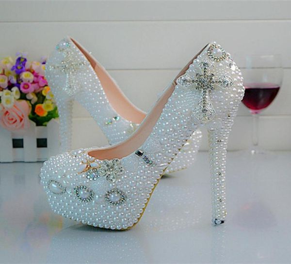 crystal wedding shoes cross rhinestone bridal dress shoes white pearl platform shoes birthday party prom pumps large size 455871703, Black
crystal wedding shoes cross rhinestone bridal dress shoes white pearl platform shoes birthday party prom pumps large size 455871703, Black