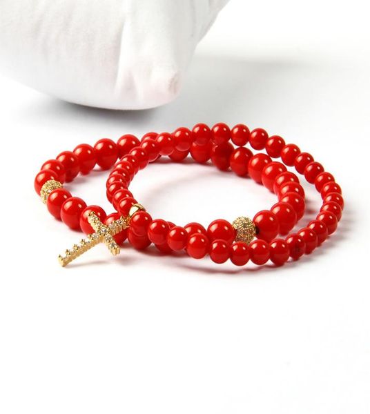 easter jewelry whole 5mm a grade dyed red coral stone clear cz jesus cross beaded bracelet for lover gift1744618, Golden;silver
easter jewelry whole 5mm a grade dyed red coral stone clear cz jesus cross beaded bracelet for lover gift1744618, Golden;silver