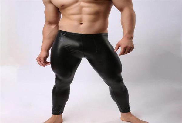 men long johns undershirt slim black faux leather underpants male thin smooth u convex gay fitness pouch midwaist leggings u9563736, Black;brown
men long johns undershirt slim black faux leather underpants male thin smooth u convex gay fitness pouch midwaist leggings u9563736, Black;brown