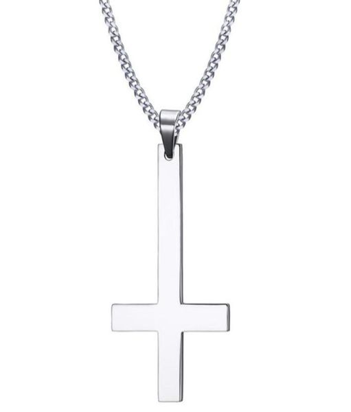 pendant necklaces 2021 lucifer satan satanism gothic jewelry upside down cross inverted of st peter necklace8142884, Silver
pendant necklaces 2021 lucifer satan satanism gothic jewelry upside down cross inverted of st peter necklace8142884, Silver