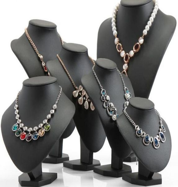 6 sizes options black mannequin shape pu leather jewelry display bust stand for counter showcase necklace pendant display holder 21405333
6 sizes options black mannequin shape pu leather jewelry display bust stand for counter showcase necklace pendant display holder 21405333