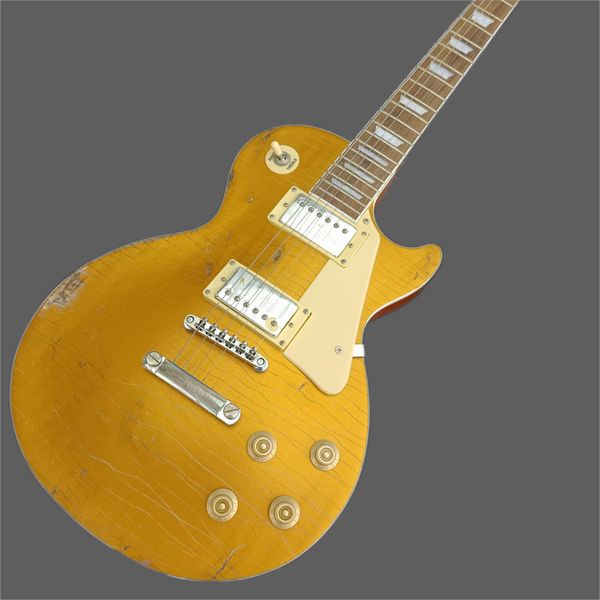 agedantique electric guitar, nitrocellulose finish, chrome plated accessories, one head, one piece, perturbed connection, high quality
agedantique electric guitar, nitrocellulose finish, chrome plated accessories, one head, one piece, perturbed connection, high quality