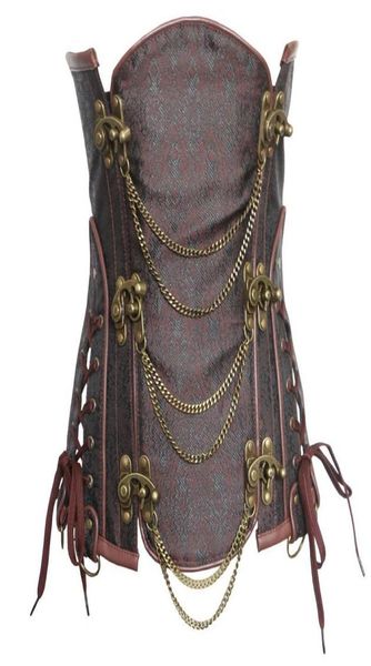women steampunk jacquard corsets luxury lingerie clubwear underbust slimming corset shapers with swing chains and side laceu7545122, Black;white
women steampunk jacquard corsets luxury lingerie clubwear underbust slimming corset shapers with swing chains and side laceu7545122, Black;white