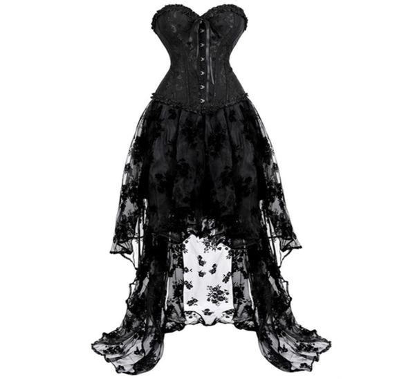corset dress skirt set tutu lace overbust corsets for women gothique plus size costume burlesque corselet victorian black 2209038830
corset dress skirt set tutu lace overbust corsets for women gothique plus size costume burlesque corselet victorian black 2209038830