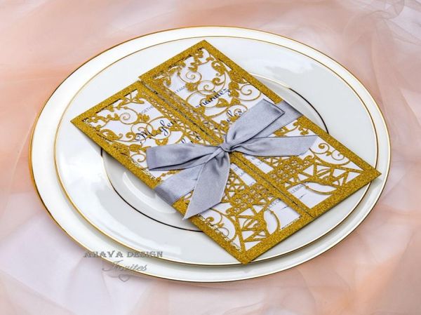 elegant glitter gold laser cut eiffel tower wedding invitation cards greeting card with ribbon and envelope3519373, Black
elegant glitter gold laser cut eiffel tower wedding invitation cards greeting card with ribbon and envelope3519373, Black