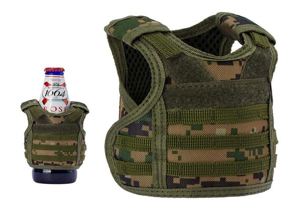 mini tactical molle vest beer bottle vest with adjustable straps beverage holder for 12oz or 16oz cans and bottles6645387, Black;green
mini tactical molle vest beer bottle vest with adjustable straps beverage holder for 12oz or 16oz cans and bottles6645387, Black;green