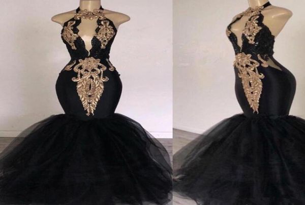 black prom dresses with gold appliqued mermaid south africa formal evening dress halter neck sweep train occasion party dresses 106010159, Black;red
black prom dresses with gold appliqued mermaid south africa formal evening dress halter neck sweep train occasion party dresses 106010159, Black;red