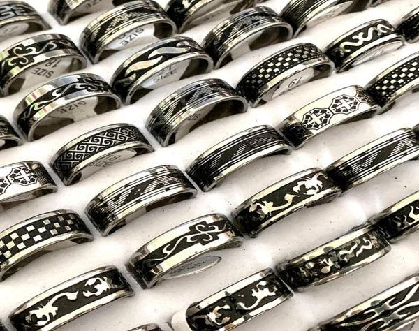 whole 30pcs black lines stainless steel rings mix men women band party gifts fashion punk retro jewelry18254004332885, Silver
whole 30pcs black lines stainless steel rings mix men women band party gifts fashion punk retro jewelry18254004332885, Silver