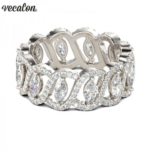 vecalon promise flower ring 925 sterling silver 5a zircon cz engagement wedding band rings for women men jewelry gift5322155, Slivery;golden
vecalon promise flower ring 925 sterling silver 5a zircon cz engagement wedding band rings for women men jewelry gift5322155, Slivery;golden