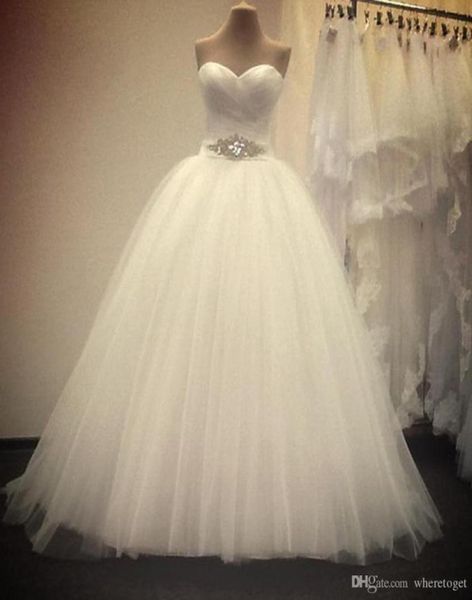 princess ball gowns wedding dresses 2019 new sweetheart sleeveless floor length backless tulle custom made bridal gowns2786802, White
princess ball gowns wedding dresses 2019 new sweetheart sleeveless floor length backless tulle custom made bridal gowns2786802, White