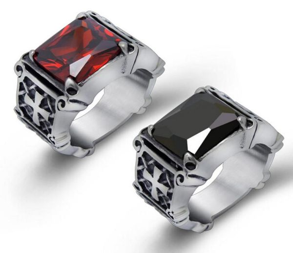 fashion hiphop red black big rhinestone stone biker mens silver stainless steel punk design cross ring 7124099296
fashion hiphop red black big rhinestone stone biker mens silver stainless steel punk design cross ring 7124099296