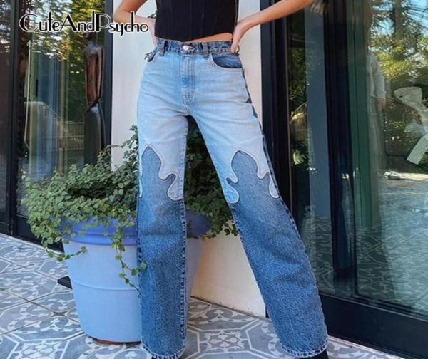 harajuku patchwork y2k baggy jeans women vintage streetwear high waist denim pants casual aesthetic mom jeans 90s cuteandpsycho1176282810, Blue
harajuku patchwork y2k baggy jeans women vintage streetwear high waist denim pants casual aesthetic mom jeans 90s cuteandpsycho1176282810, Blue