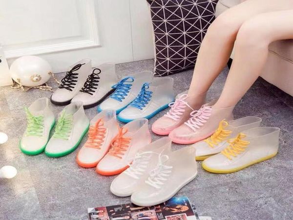 women rain boots jelly pvc rainshoes gear med heels shoes woman 2021 fashion transparent boot for student platform sewing booties 5087603, Red;brown
women rain boots jelly pvc rainshoes gear med heels shoes woman 2021 fashion transparent boot for student platform sewing booties 5087603, Red;brown