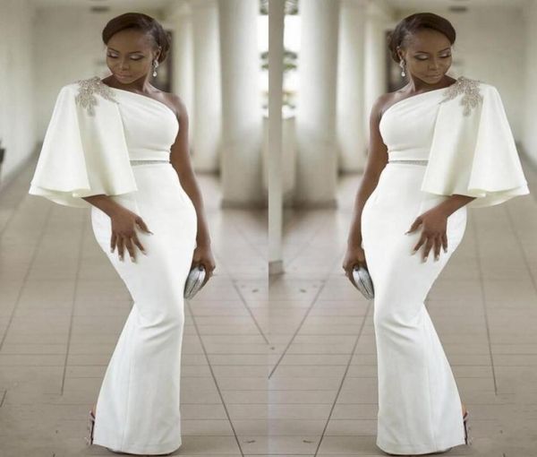 2022 evening dresses pure white one shoulder half sleeve mermaid formal beading african dubai women long sheath prom gown robe de 7458280, Black;red
2022 evening dresses pure white one shoulder half sleeve mermaid formal beading african dubai women long sheath prom gown robe de 7458280, Black;red