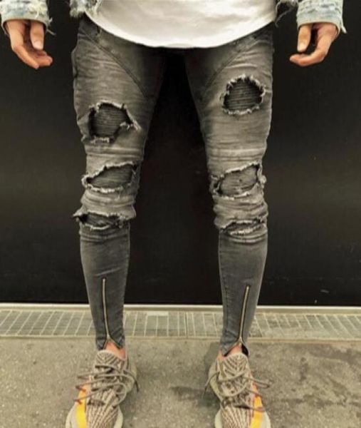 drop knee ripped jeans men super skinny ankle zipper men jeans elastic pant designer brand clothing street5327575, Blue
drop knee ripped jeans men super skinny ankle zipper men jeans elastic pant designer brand clothing street5327575, Blue