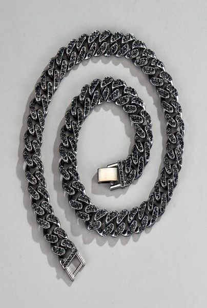 new fashion hip hop tennis cuban necklace jewelry bling liced out black rhinestone alloy bold cuban chain hiphop bracelet anklet s7978948
new fashion hip hop tennis cuban necklace jewelry bling liced out black rhinestone alloy bold cuban chain hiphop bracelet anklet s7978948