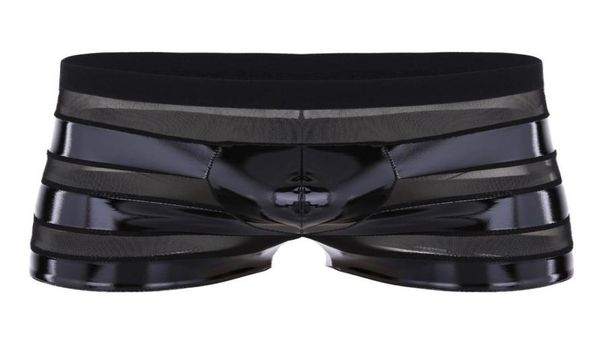 men lingerie bikini wetlook faux leather mesh patchwork stripe low waist boxer shorts briefs underwear latex panties m2xl wo4346878, Black;pink
men lingerie bikini wetlook faux leather mesh patchwork stripe low waist boxer shorts briefs underwear latex panties m2xl wo4346878, Black;pink