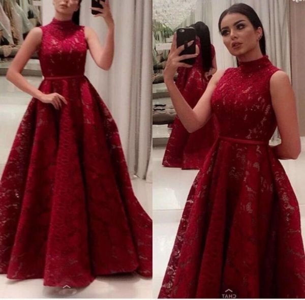 arabic dark red evening dresses long high neck bling sequin lace prom dress zipper custom made party gowns4372230, Black;red
arabic dark red evening dresses long high neck bling sequin lace prom dress zipper custom made party gowns4372230, Black;red