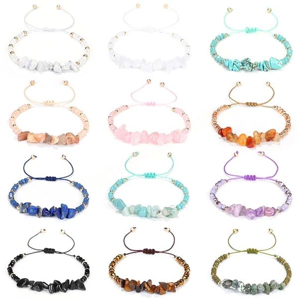 natural crystal bracelet irregular stone beads chip bracelet stretch wristband bangles for women girls jewelry gifts, Golden;silver
natural crystal bracelet irregular stone beads chip bracelet stretch wristband bangles for women girls jewelry gifts, Golden;silver