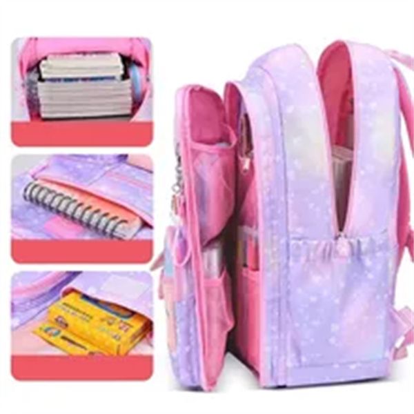 2022 new primary school backpack cute colorful bags for girls princess school bags waterproof children rainbow series schoolbags a1, Black
2022 new primary school backpack cute colorful bags for girls princess school bags waterproof children rainbow series schoolbags a1, Black