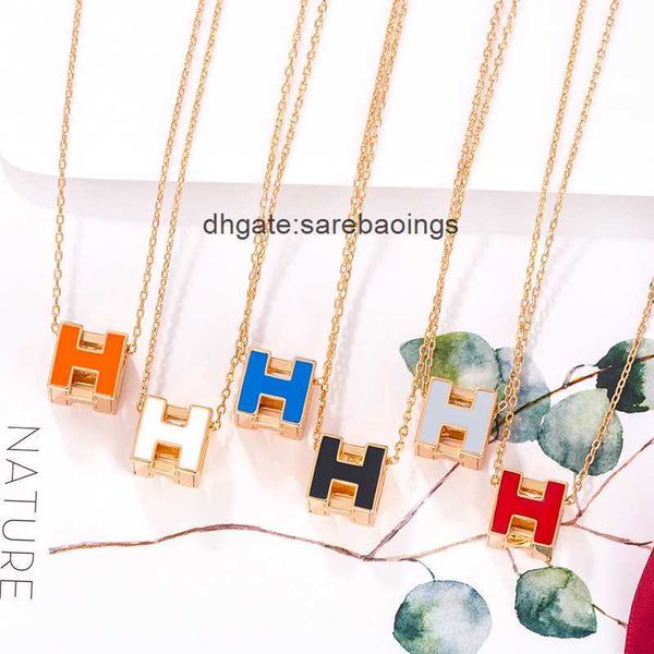 aher max designer luxury silver square block h letter enamel necklace pendant lock bone chain female plated 18k gold simple
aher max designer luxury silver square block h letter enamel necklace pendant lock bone chain female plated 18k gold simple