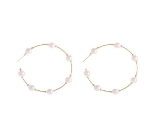 new boho white imitation pearl round circle hoop earrings women gold color big earings korean jewelry statement earrings3347987, Golden
new boho white imitation pearl round circle hoop earrings women gold color big earings korean jewelry statement earrings3347987, Golden
