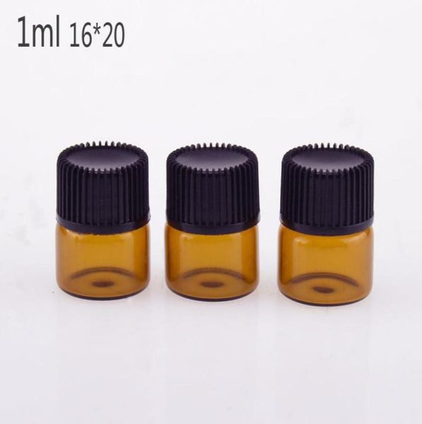 100pcslot 1ml 2ml 3ml 5ml glass essential oils bottle with black and white lid brown glass9265501
100pcslot 1ml 2ml 3ml 5ml glass essential oils bottle with black and white lid brown glass9265501