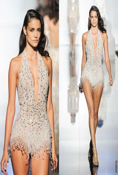 elie saab short prom dresses beading crystal illusion bodice deep v neck evening dress with lining custom made formal party g3655573, Black
elie saab short prom dresses beading crystal illusion bodice deep v neck evening dress with lining custom made formal party g3655573, Black