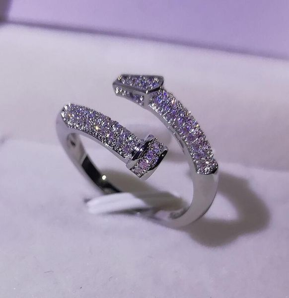 sparkling luxury jewelry 925 sterling silver classical 925 sterling silver open ring pave white sapphire women nai wedding adjusta8796214, Slivery;golden
sparkling luxury jewelry 925 sterling silver classical 925 sterling silver open ring pave white sapphire women nai wedding adjusta8796214, Slivery;golden