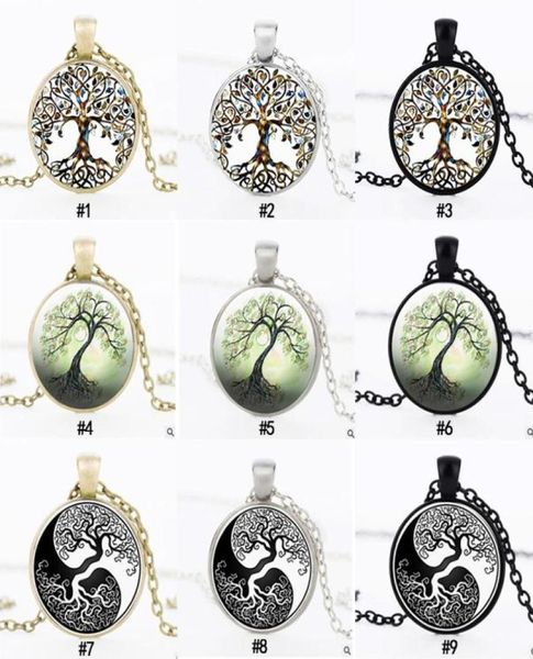 fashion tree of life pendant necklaces time gem cabochon glass charm silver black bronze link chain for women men s luxury jewelry9494242
fashion tree of life pendant necklaces time gem cabochon glass charm silver black bronze link chain for women men s luxury jewelry9494242