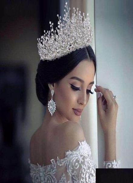 headpieces luxury princess rhinestone wedding crown sier pageant tiara crowns chic bride headbands hair accessories with earrings 7524840, Silver
headpieces luxury princess rhinestone wedding crown sier pageant tiara crowns chic bride headbands hair accessories with earrings 7524840, Silver