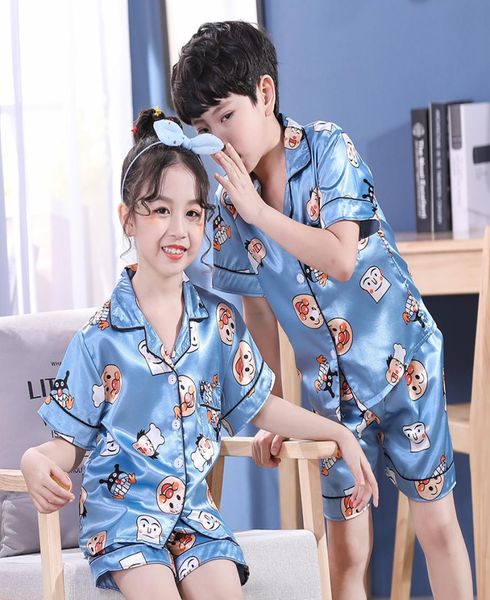 2020 new children222s pajamas satin silk pajamas set kids baby boy girl clothes summer short sleeve shorts cartoon sleepw7374249, Blue;red
2020 new children222s pajamas satin silk pajamas set kids baby boy girl clothes summer short sleeve shorts cartoon sleepw7374249, Blue;red
