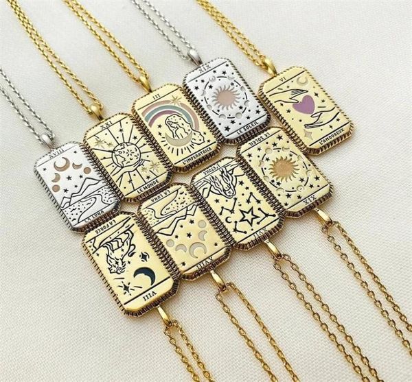 creative gothic tarot card retro women039s 16k gold plated pendant necklace square sun moon world love couple party necklaces3218322, Silver
creative gothic tarot card retro women039s 16k gold plated pendant necklace square sun moon world love couple party necklaces3218322, Silver