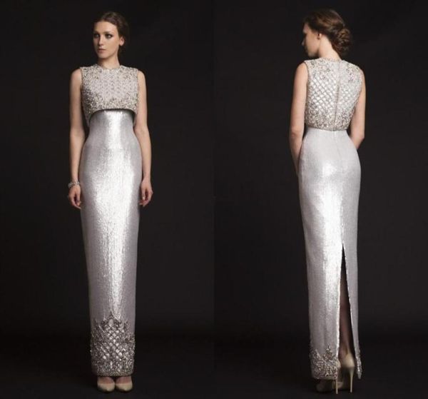 2019 new luxury krikor jabotian evening dresses sequins beading satin sheath custom made silver prom dresses split back formal gow3391056, Black;red
2019 new luxury krikor jabotian evening dresses sequins beading satin sheath custom made silver prom dresses split back formal gow3391056, Black;red