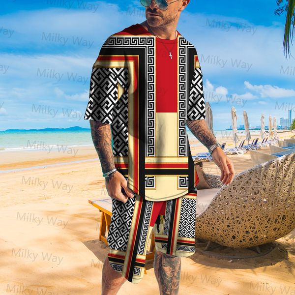 men's tracksuits summer tracksuit vertical stripes pattern t shirt shorts set vintage outfit casual suit male fashion streetwear clothi, Gray
men's tracksuits summer tracksuit vertical stripes pattern t shirt shorts set vintage outfit casual suit male fashion streetwear clothi, Gray