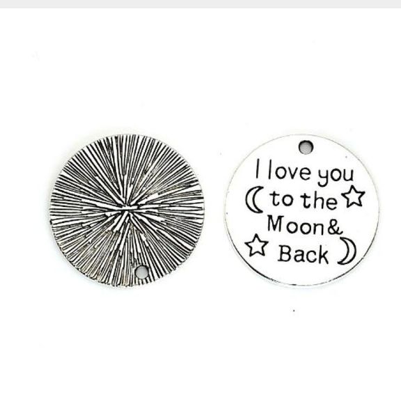 100pcs antique silver i love you to the moon and back charms pendants 25mm5065148, Bronze;silver
100pcs antique silver i love you to the moon and back charms pendants 25mm5065148, Bronze;silver
