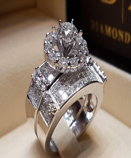 fashion women039s wear ring set white diamond inlaid with 100 s925 sterling silver wedding ring for women and men039s anniv1570645, Slivery;golden
fashion women039s wear ring set white diamond inlaid with 100 s925 sterling silver wedding ring for women and men039s anniv1570645, Slivery;golden
