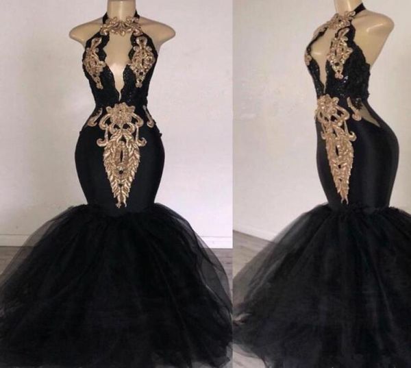 black prom dresses with gold appliqued mermaid south africa formal evening dress halter neck sweep train occasion party dresses 101389151, Black;red
black prom dresses with gold appliqued mermaid south africa formal evening dress halter neck sweep train occasion party dresses 101389151, Black;red