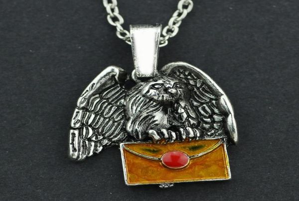 owl figure necklace hogwarts acceptance letter delivered pendant hedwig chain necklace toys6064019, Silver
owl figure necklace hogwarts acceptance letter delivered pendant hedwig chain necklace toys6064019, Silver