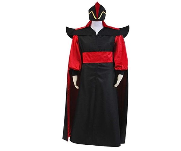 aladdin jafar villain cosplay costume outfit full suit0124844282, Black;red 
aladdin jafar villain cosplay costume outfit full suit0124844282, Black;red