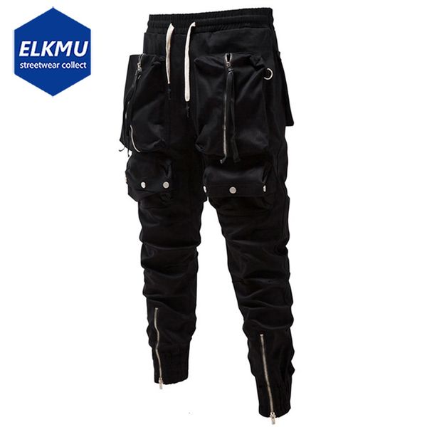 men's pants fashion punk pants zipper pockets cargo pants joggers men black streetwear hip hop trousers 230715
men's pants fashion punk pants zipper pockets cargo pants joggers men black streetwear hip hop trousers 230715