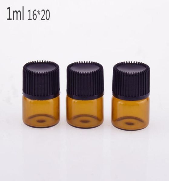 100pcslot 1ml 2ml 3ml 5ml glass essential oils bottle with black and white lid brown glass1713359
100pcslot 1ml 2ml 3ml 5ml glass essential oils bottle with black and white lid brown glass1713359