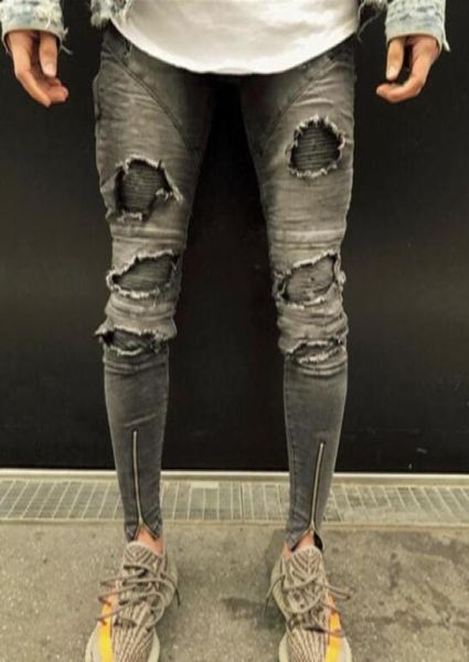 drop knee ripped jeans men super skinny ankle zipper men jeans elastic pant designer brand clothing street1431892, Blue
drop knee ripped jeans men super skinny ankle zipper men jeans elastic pant designer brand clothing street1431892, Blue